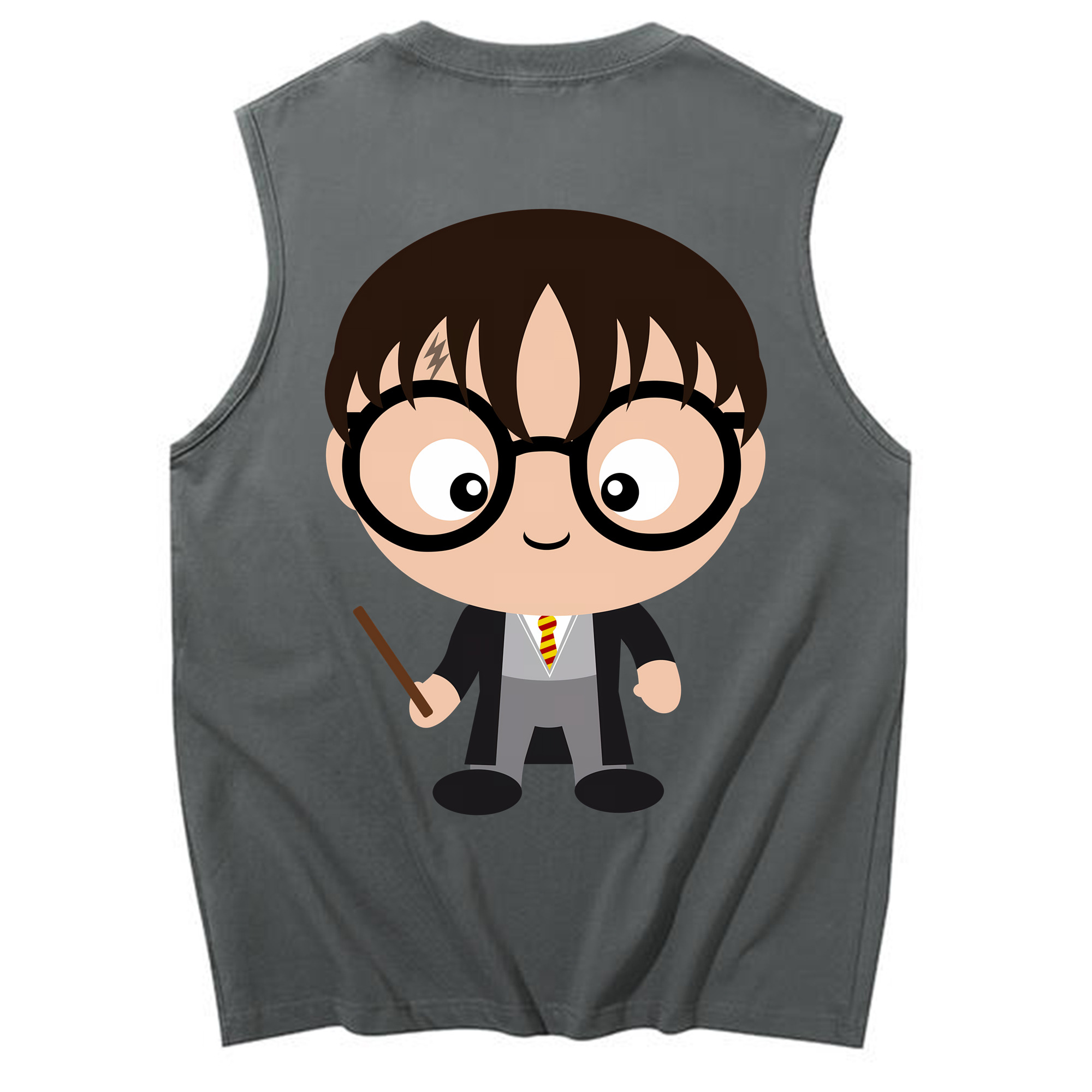 （画像用） Harry Potter ハリー・ポッターシリーズ コットン100％タンクトップ（背面プリント）